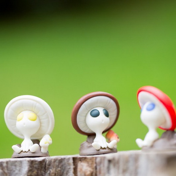 3 5cm Cartoon anime Pikmin mushroom alien Action Figures Dolls PVC plant model toy 3 - Pikmin Shop
