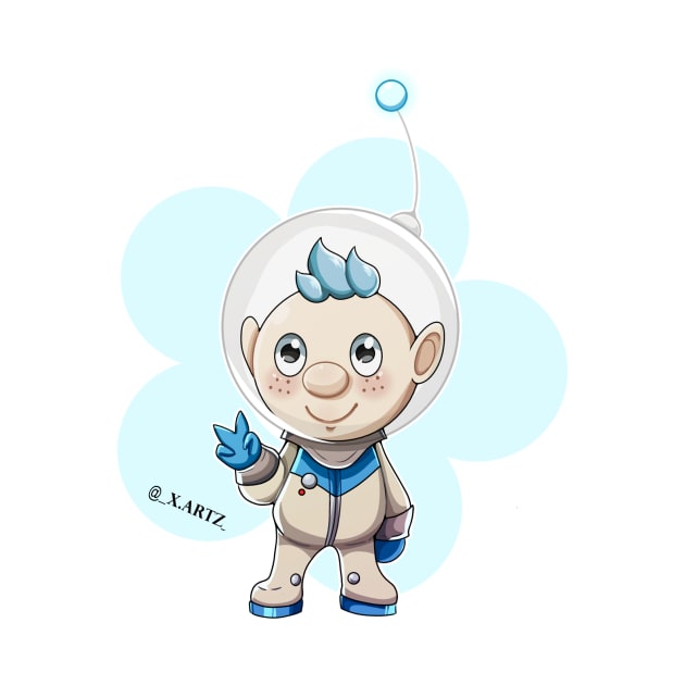 Pikmin 3 Alph Throw Pillow Official Pikmin Merch