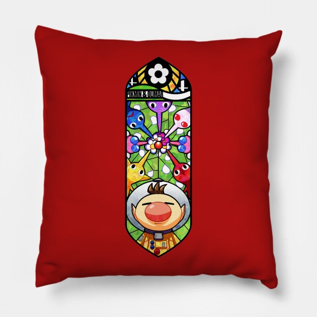 Pikmin Olimar Throw Pillow Official Pikmin Merch