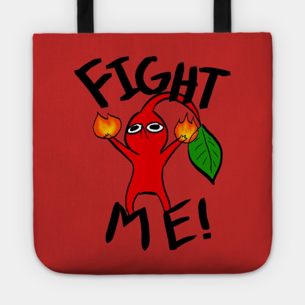 Fight Me Red Pikmin Tote Official Pikmin Merch