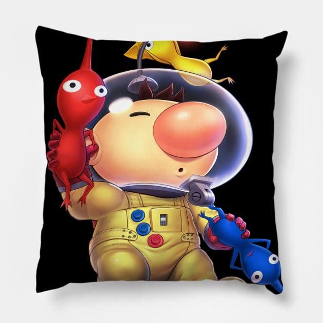 Olimar Throw Pillow Official Pikmin Merch