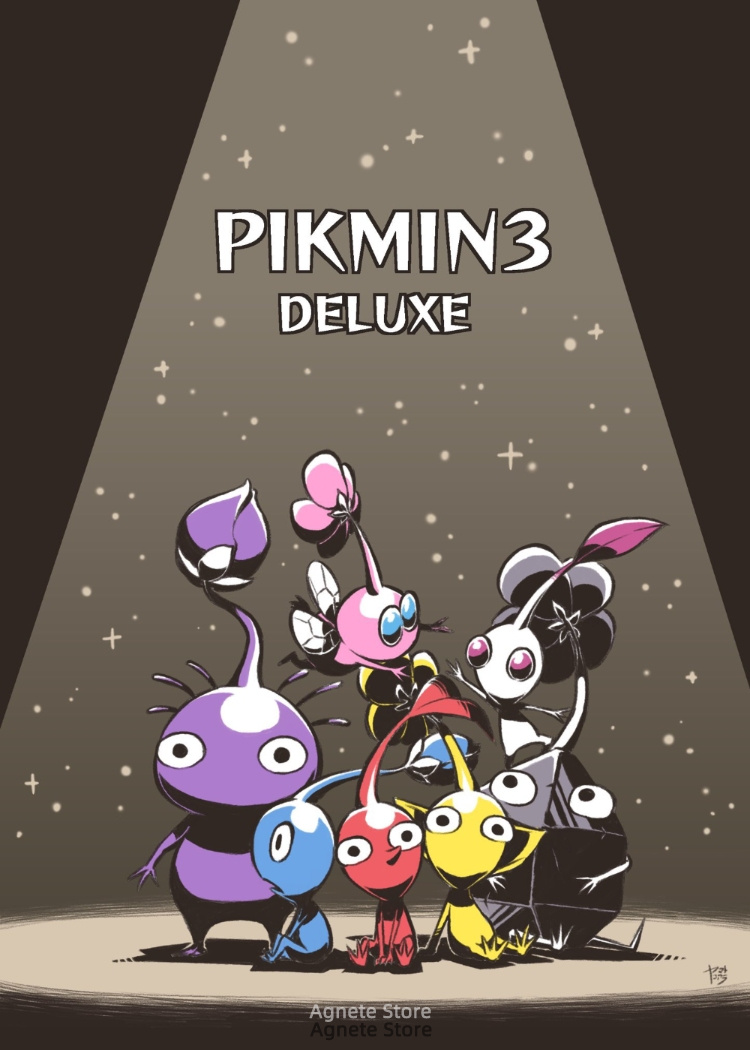 Pikmin 3 Deluxe Poster Game Prints Posters Wall Pictures for Modern Living Room Decor 2 - Pikmin Shop