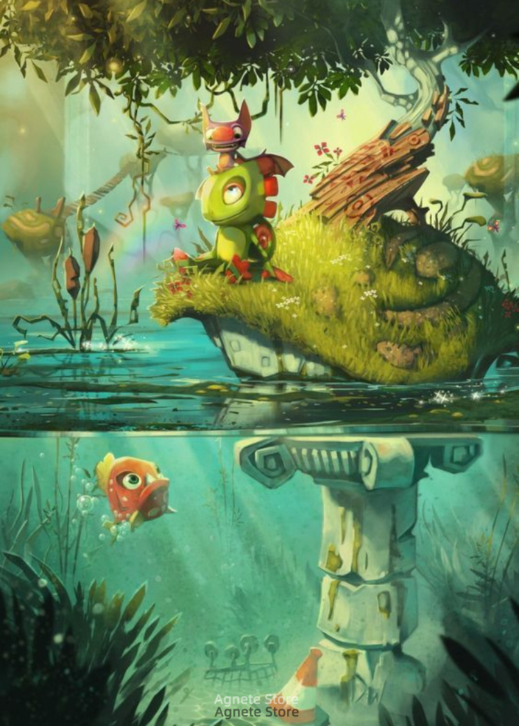 Pikmin 3 Deluxe Poster Game Prints Posters Wall Pictures for Modern Living Room Decor 6 - Pikmin Shop