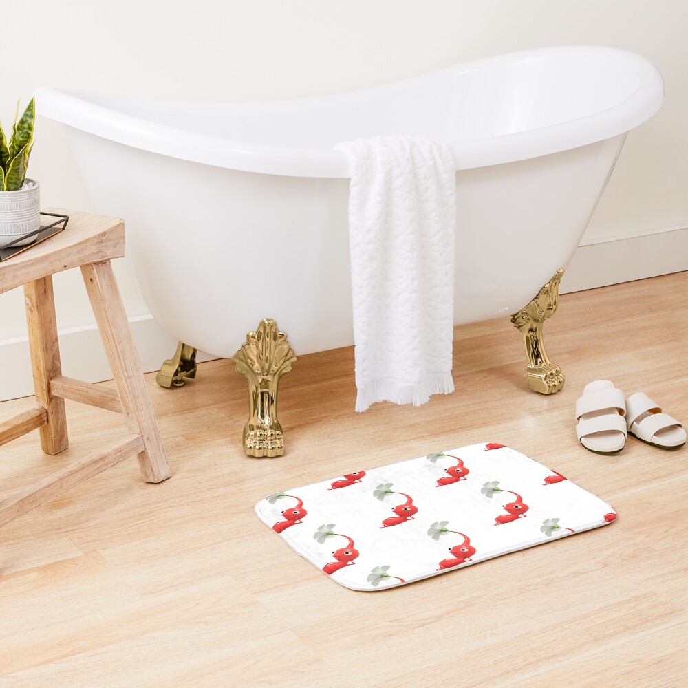 Red Pikmin Bath Mat Official Pikmin Merch