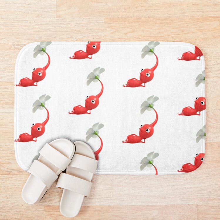 Red Pikmin Bath Mat Official Pikmin Merch