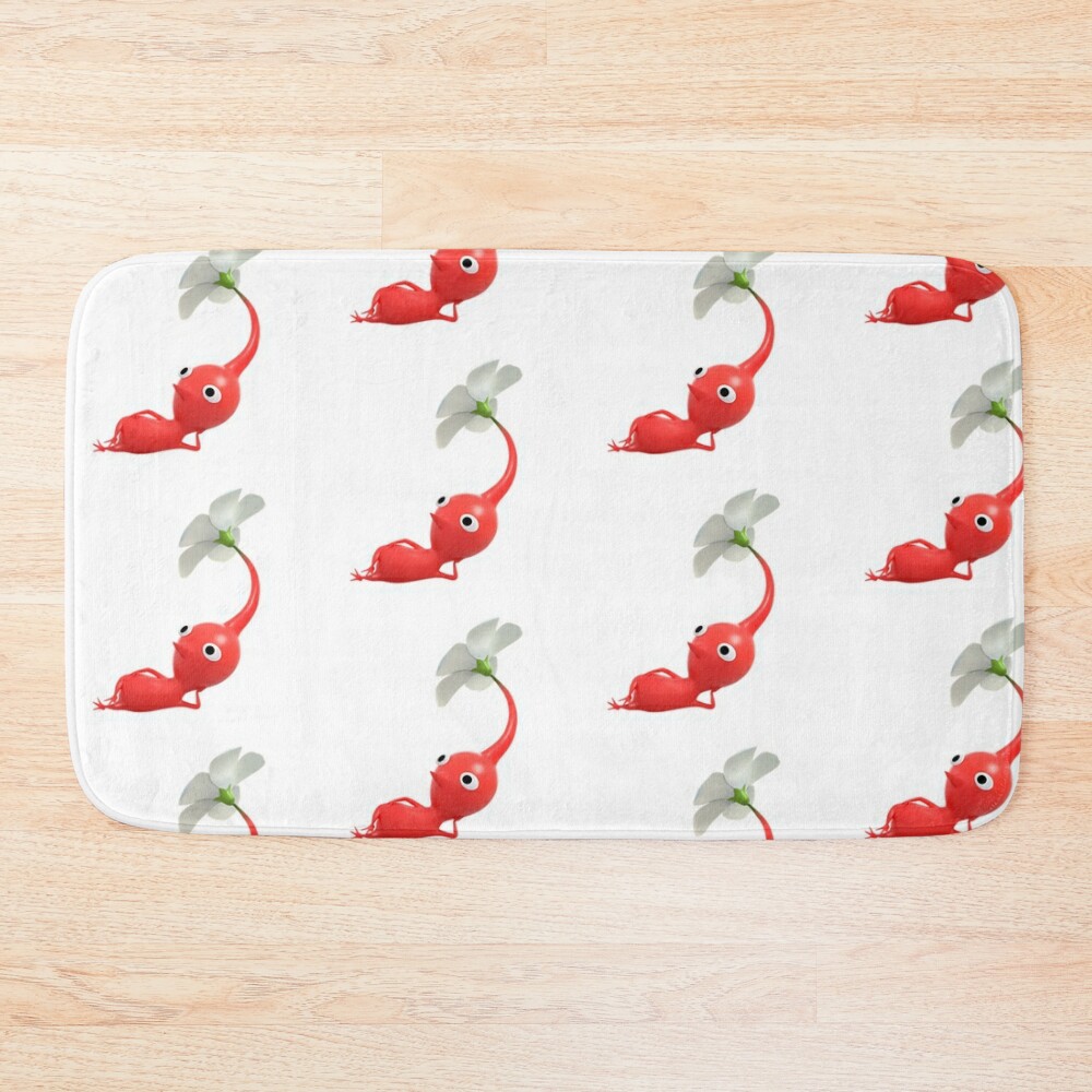 Red Pikmin Bath Mat Official Pikmin Merch