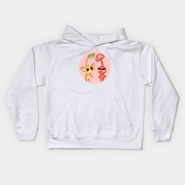 Mushroom Pikmin Kids Hoodie Official Cow Anime Merch