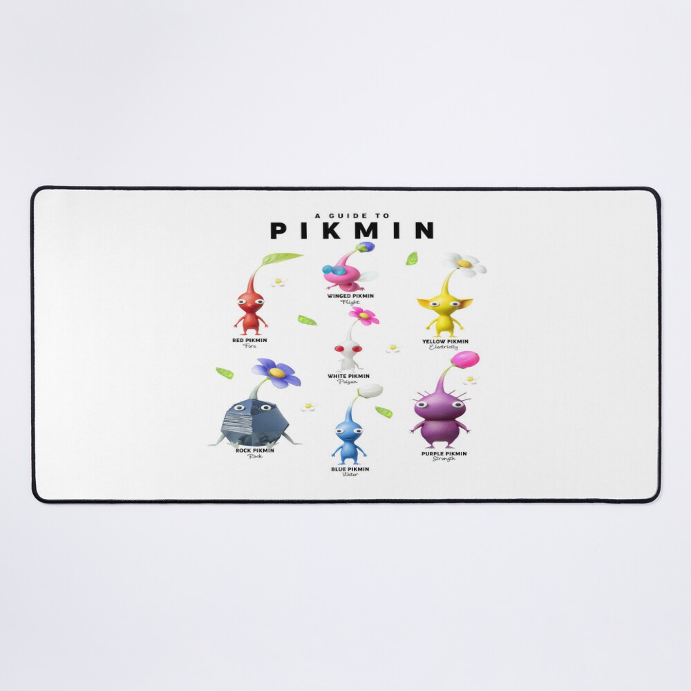 Pikmin A Guide To Pikmin Mouse Pad Official Cow Anime Merch