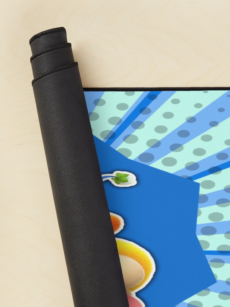 Pikmin, Pikmin 4, Rescue Pup Oatchi, Pikmin 2023, Logo. Blue. Mouse Pad Official Cow Anime Merch