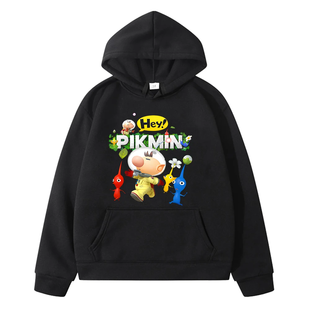 kf S4bd15a00bb1e424581bfcdf7fba68d60a Pikmin Popular game Print hoodies Fleece sweatshirt y2k sudadera boy clothe Autumn Jacket pullover anime hoodie - Pikmin Shop