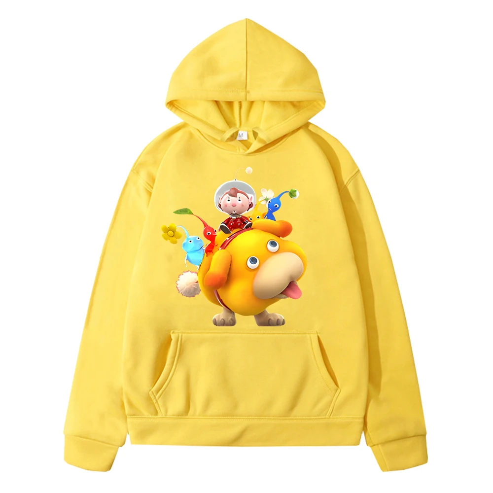 kf Seaf0f28edbe24a408f49a06615e2432dT Kawaii Print hoodies Pikmin anime hoodie Autumn sweatshirt Cartoon Jacket boys Fleece pullover y2k sudadera kids - Pikmin Shop